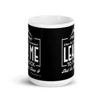 Psalm 61:2 White glossy mug