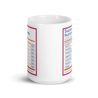 Success Nutritional Facts White glossy mug