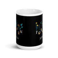 Forgiven White glossy mug