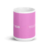 Woman of God White glossy mug