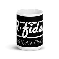 Godfidence White glossy mug