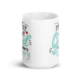 I am Proof that God Answers Prayers White glossy mug