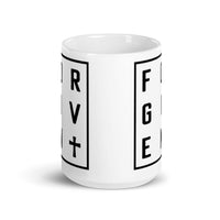 Forgiven White glossy mug