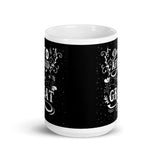 Don't Be Afraid to Be Great White glossy mug