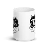 Faith White glossy mug