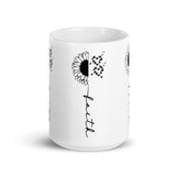 Faith White glossy mug