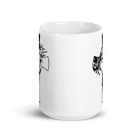 Jesus Cross White glossy mug