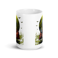 Toxic Zombie White glossy mug