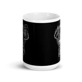 Astro Music White glossy mug