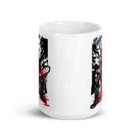 Chainsaw Killer White glossy mug