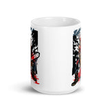 Chainsaw Killer White glossy mug