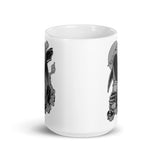 Death Before Decaf White glossy mug