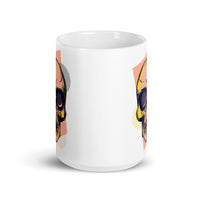 Skull White glossy mug