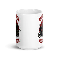 Fight the Dead Fear the Living White glossy mug