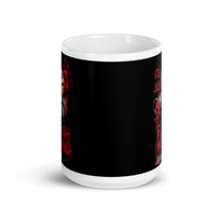 Its Just a Flesh Wound White glossy mug