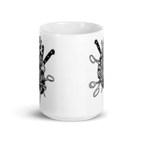 Heart Pain White glossy mug