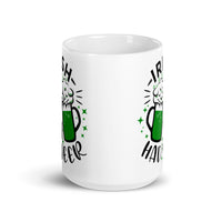 Irish I Had a Beer White glossy mug