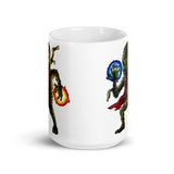 Mummy Magic White glossy mug