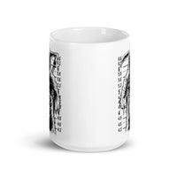 Reaper Arrested White glossy mug