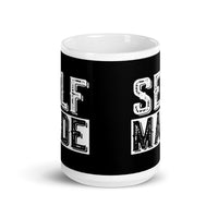 Self Made White glossy mug