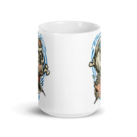 Skully White glossy mug