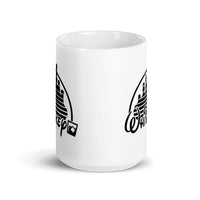 Whiskey White glossy mug