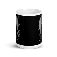 Cage Head White glossy mug