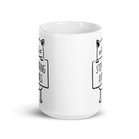 Stop Eating Animals White glossy mug