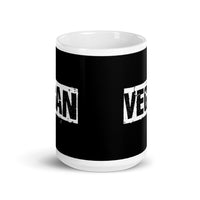 Vegan White glossy mug