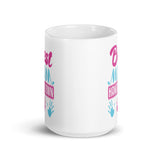 Best Mom Hands Down White glossy mug