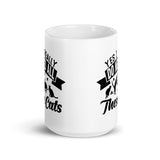 Yes I Really Do Need All These Cats White glossy mug