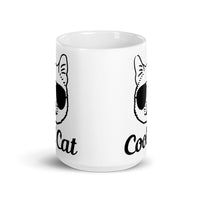 Cool Cat White glossy mug