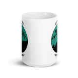 Off the Grid White glossy mug