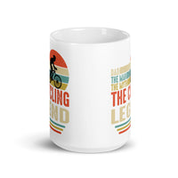 Cycling Legend White glossy mug