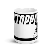 Unstoppable White glossy mug