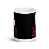 Let's Get Lost White glossy mug