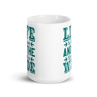 The World is Wide White glossy mug