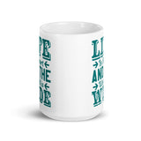 The World is Wide White glossy mug