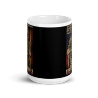 We Stand for the Flag (US Army) White glossy mug