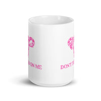 Don't Tread on Me White glossy mug