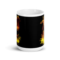 Geisha White glossy mug