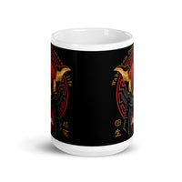 Samuri (Wake from Death) White glossy mug