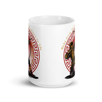 Bow Samuri White glossy mug