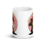 Bow Samuri White glossy mug