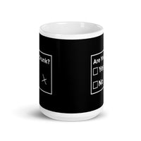 Are You Drunk? White glossy mug