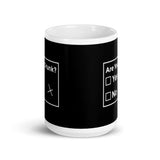 Are You Drunk? White glossy mug