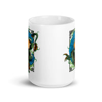 Dragon White glossy mug