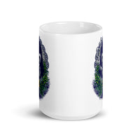 Gorilla White glossy mug