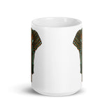 Elephant White glossy mug