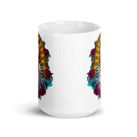 Guadalupe White glossy mug